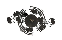 Decorative Metal Wal Clock - Free Size, Metal, Decorative, Pack of 1